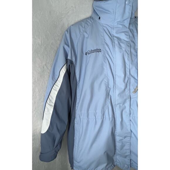 COLUMBIA 3 in 1 INTERCHANGE Fleece Lined Mid length Weather Proof Jacket Coat XL - Picture 5 of 11